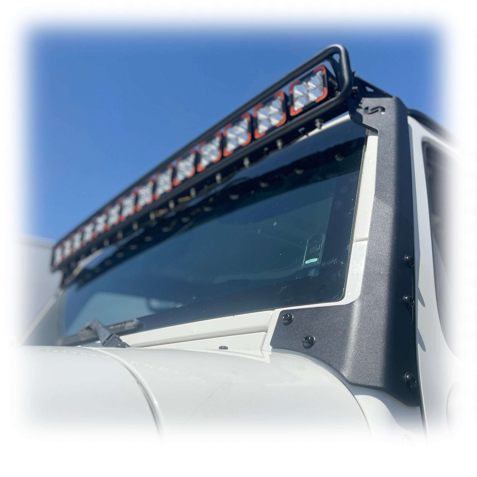 Baja Windshield Light Mount for Jeep Wrangler JK - Turn Offroad