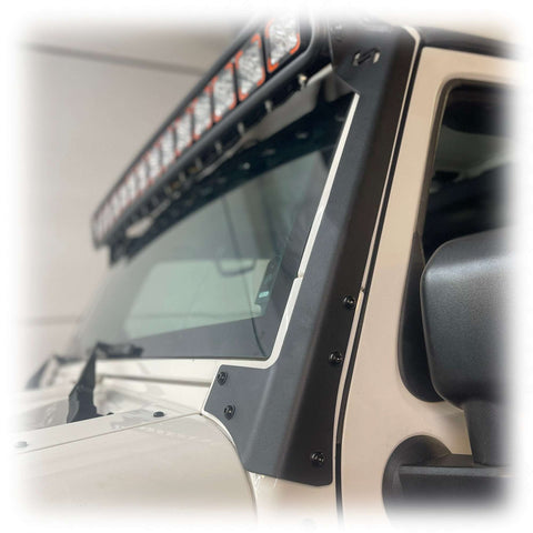 Baja Windshield Light Mount for Jeep Wrangler JK - Turn Offroad
