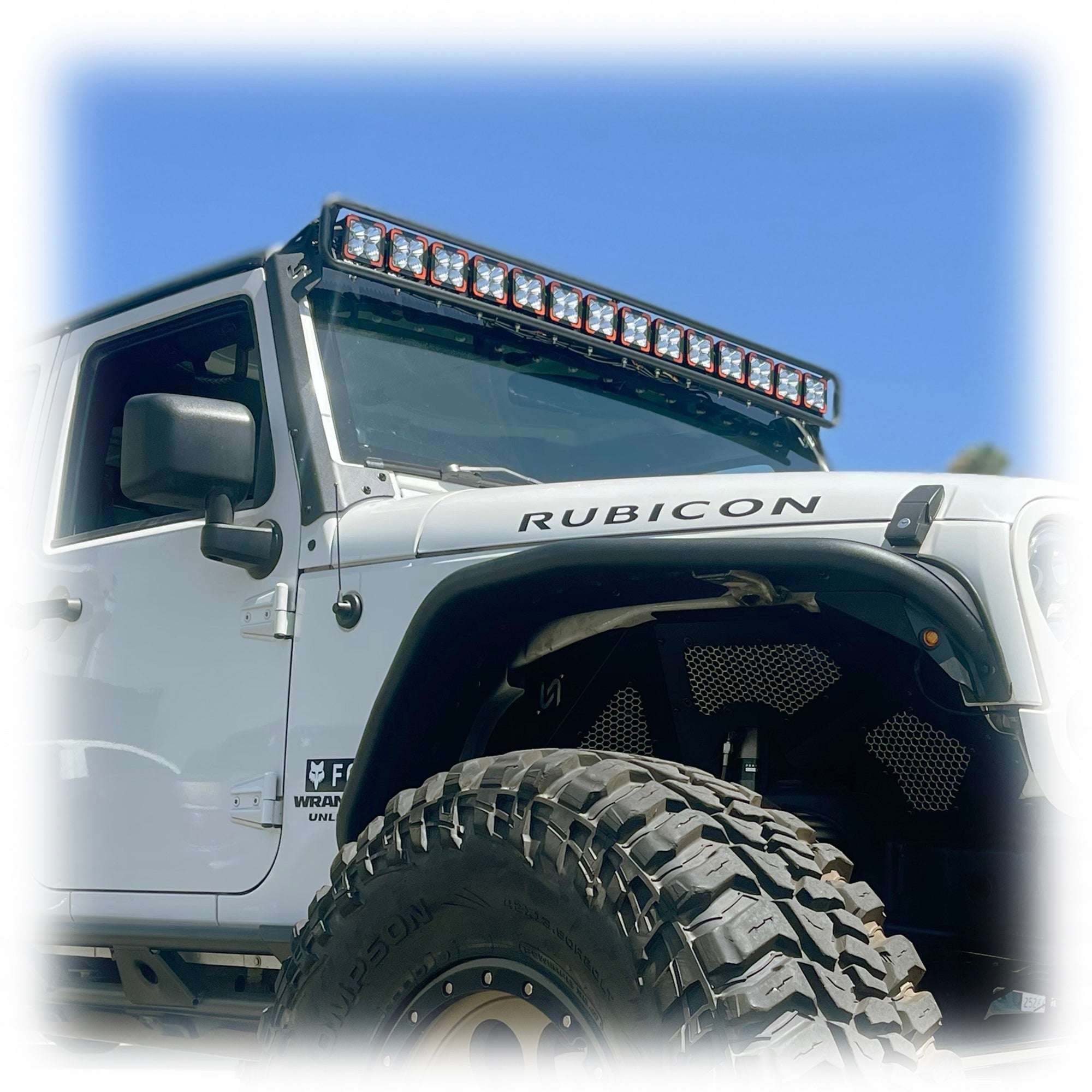 Baja Windshield Light Mount for Jeep Wrangler JK - Turn Offroad