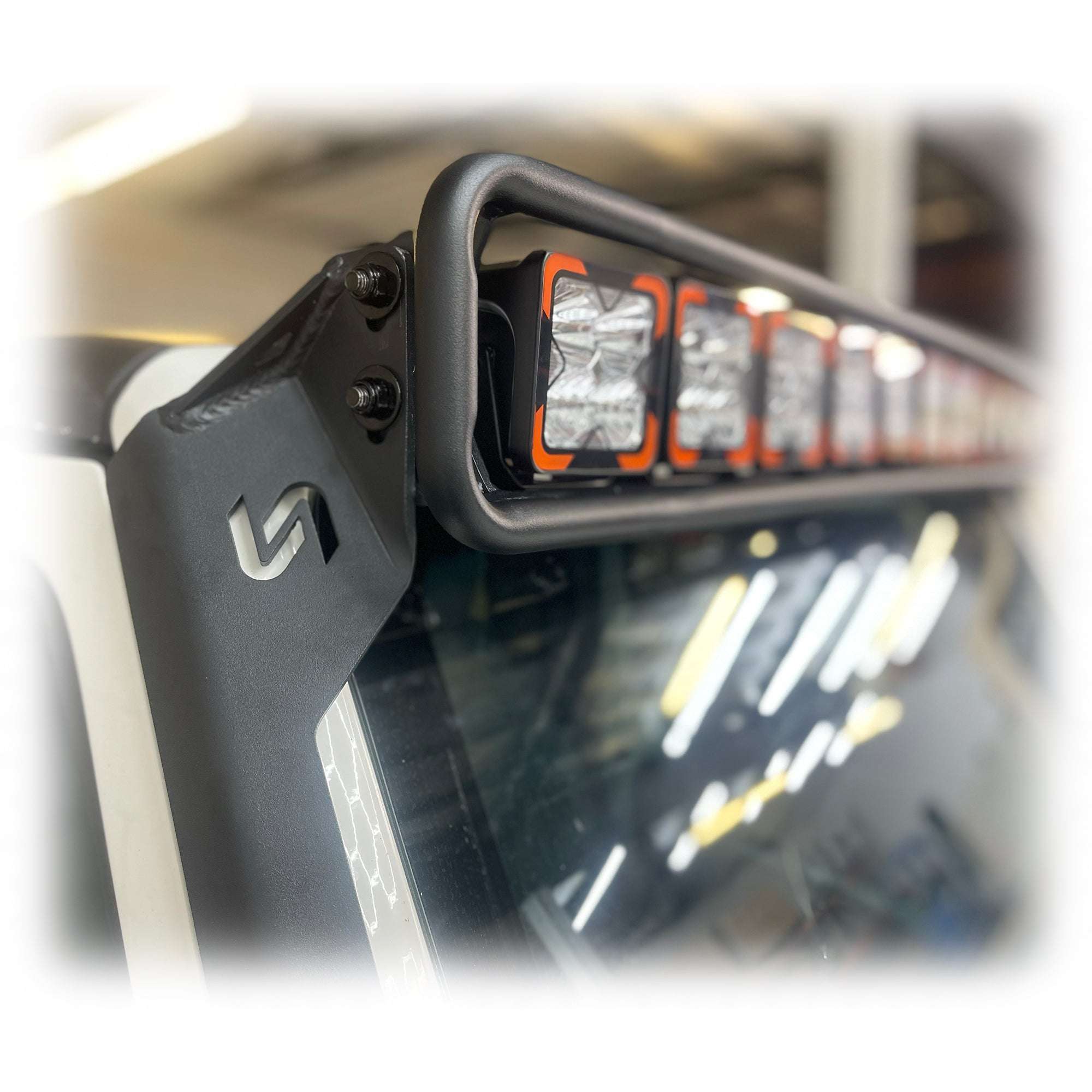 Baja Windshield Light Mount for Jeep Wrangler JK - Turn Offroad