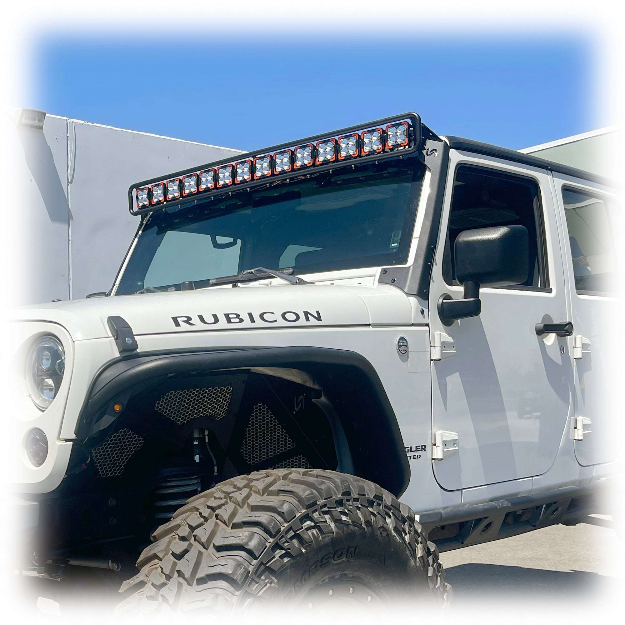 Baja Windshield Light Mount for Jeep Wrangler JK - Turn Offroad