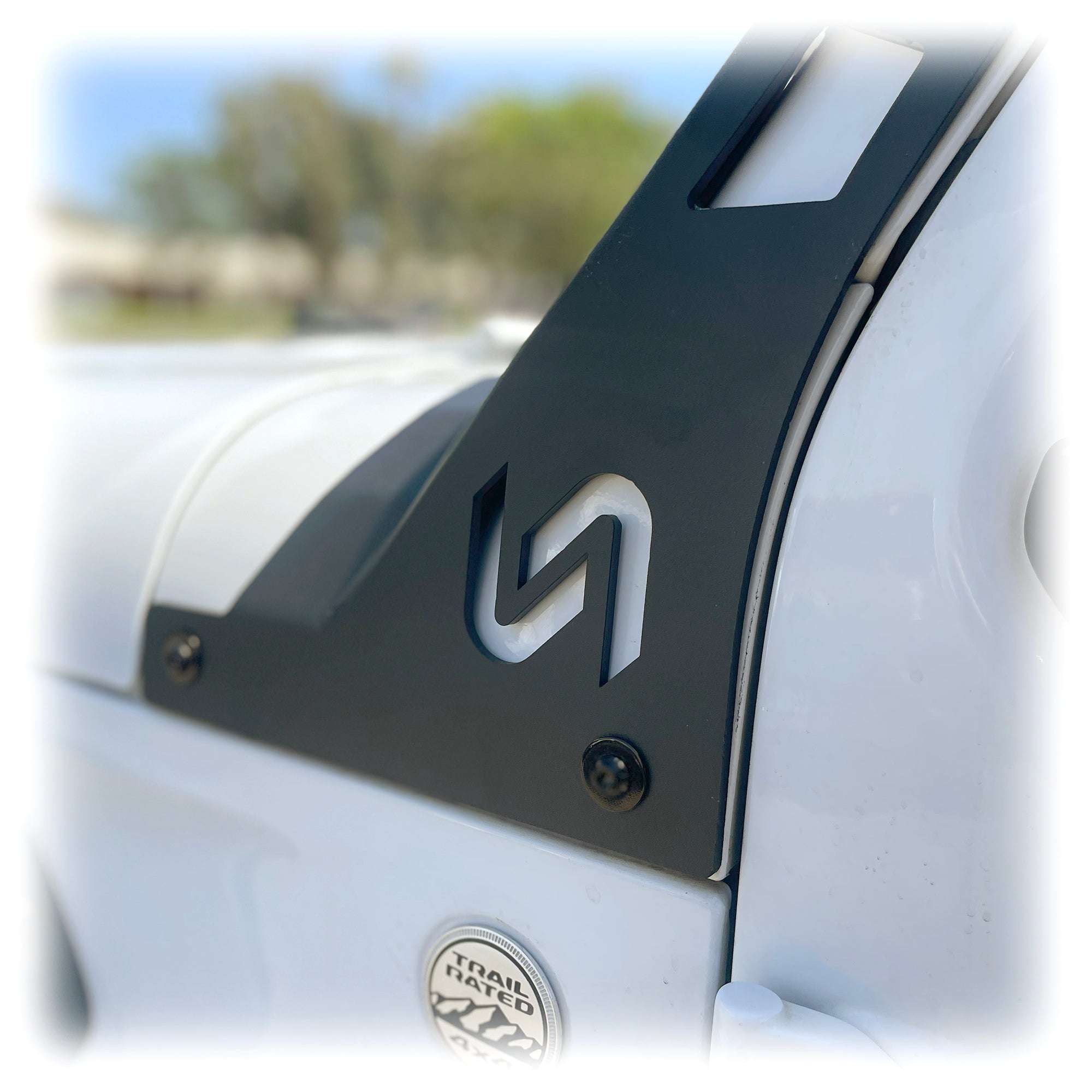 Baja Windshield Light Mount for Jeep Wrangler JL - Turn Offroad