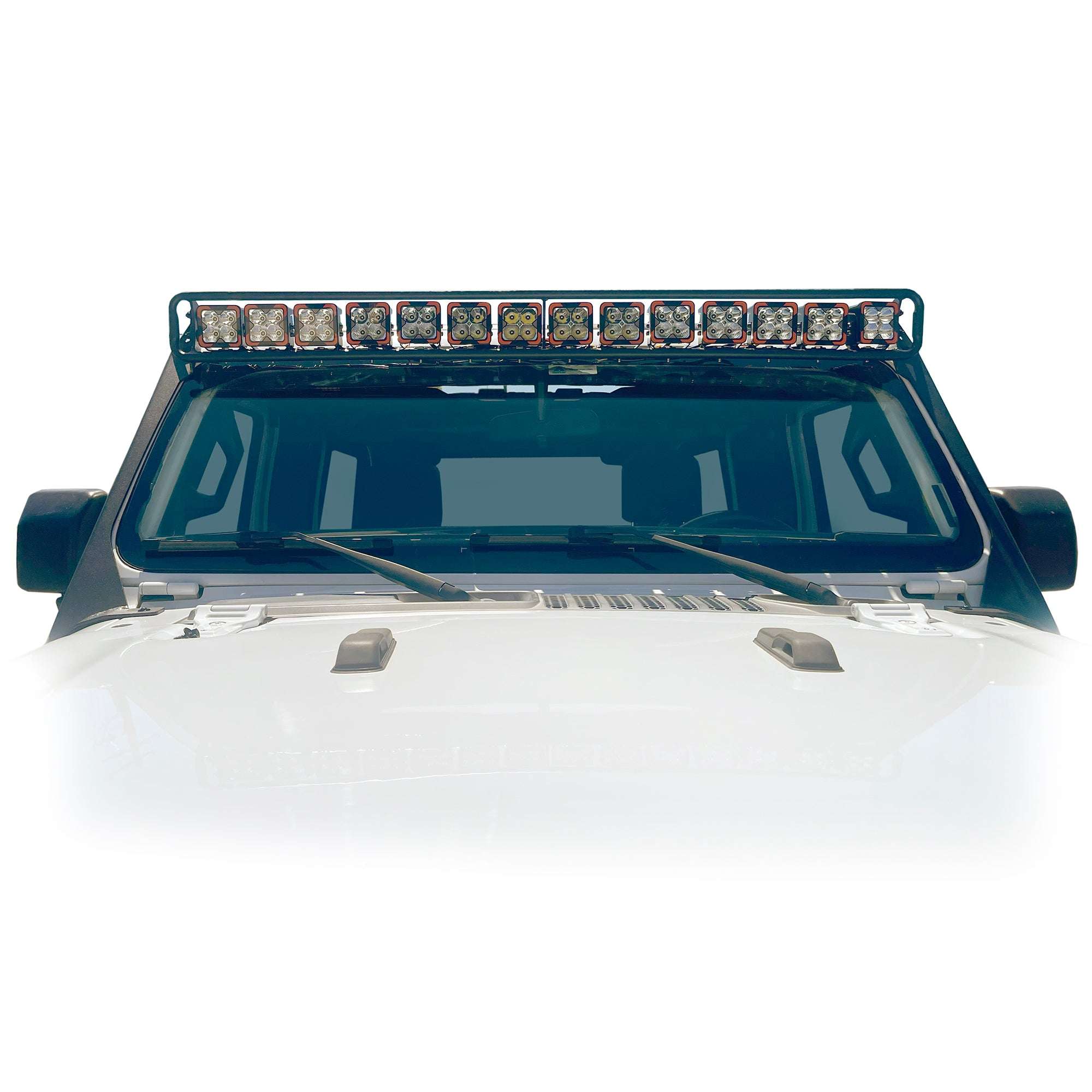 Baja Windshield Light Mount for Jeep Wrangler JL - Turn Offroad