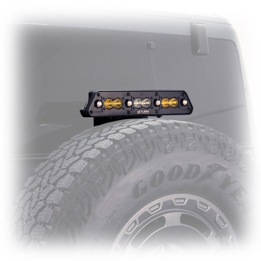 Billet Chase Light and 3rd Brake Light for Ford Bronco - Turn Offroad