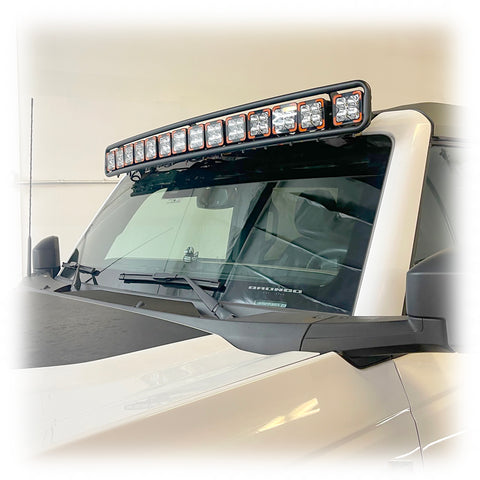 Baja Windshield Light Mount for Ford Bronco