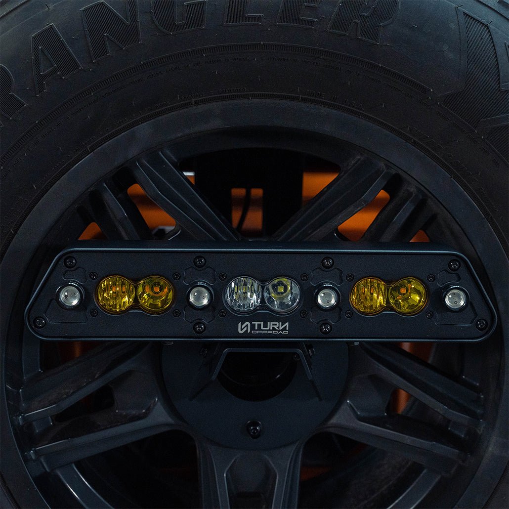 Center-Mount 3rd Brake Light and Chase Light for Jeep Wrangler JK - Turn Offroad