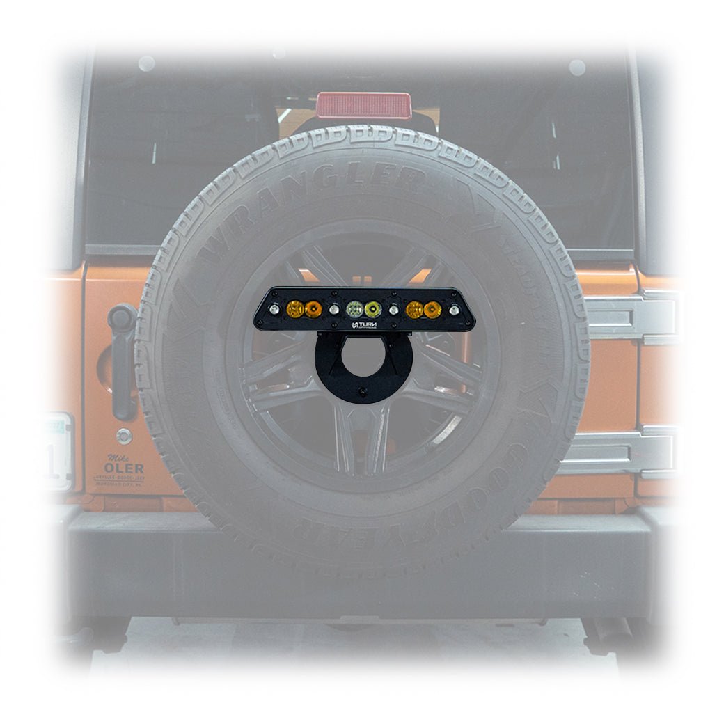 Center-Mount 3rd Brake Light and Chase Light for Jeep Wrangler JK - Turn Offroad