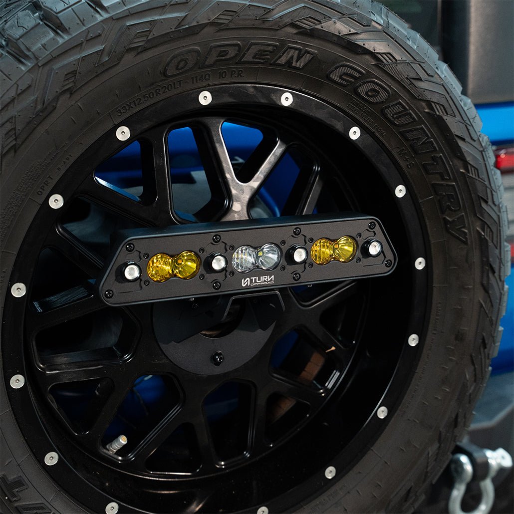 Center-Mount 3rd Brake Light and Chase Light for Jeep Wrangler JL - Turn Offroad