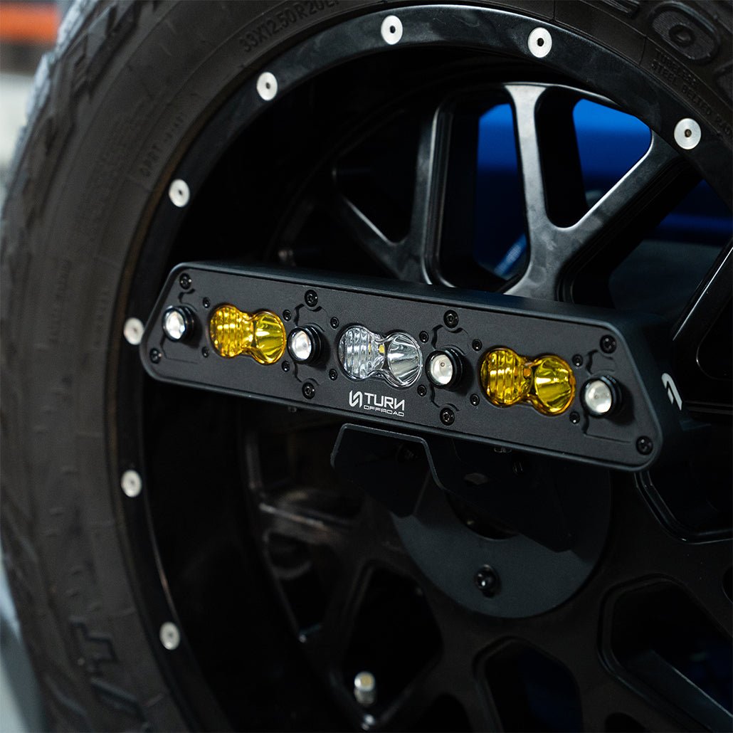 Center-Mount 3rd Brake Light and Chase Light for Jeep Wrangler JL - Turn Offroad