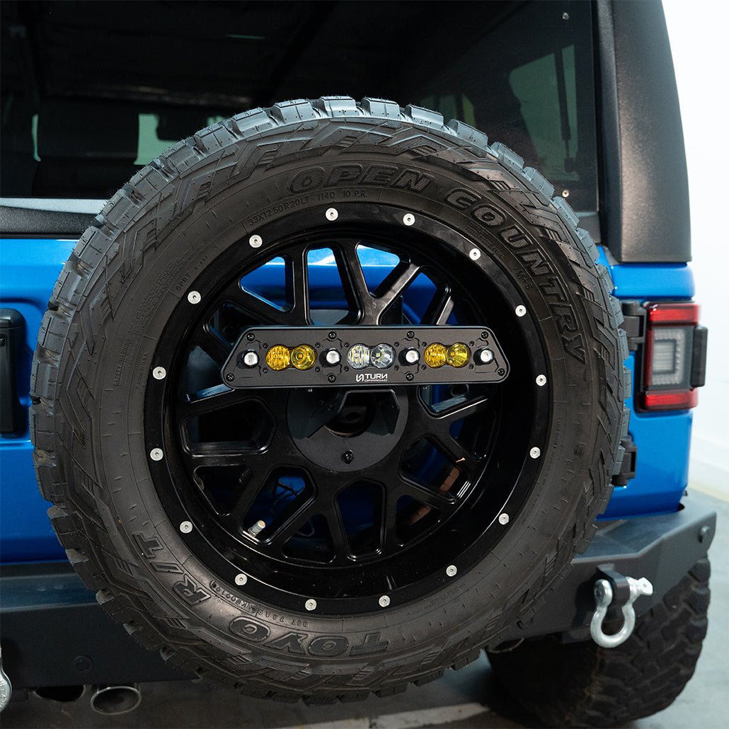 Center-Mount 3rd Brake Light and Chase Light for Jeep Wrangler JL - Turn Offroad