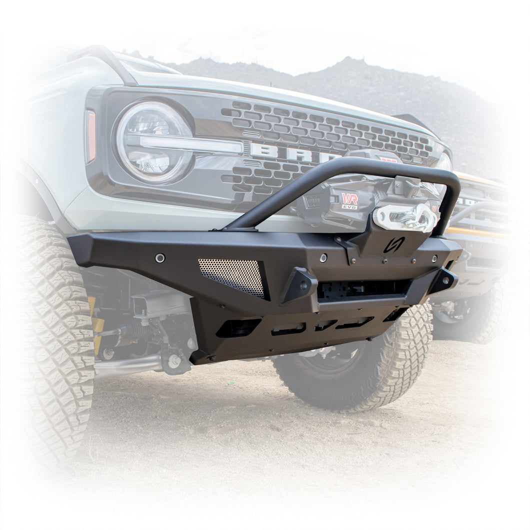 2021+ Ford Bronco Front Bumper Package | Bumper | Skid Plate | Winch Mount | Bull Bar
