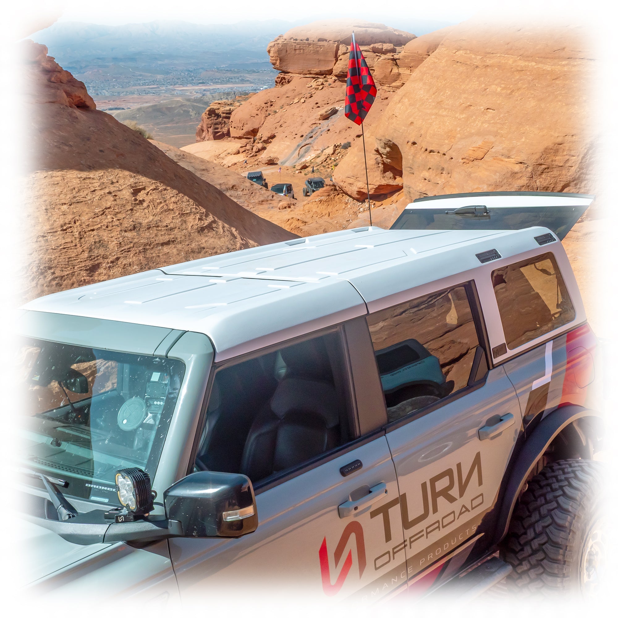 Hard Top for Ford Bronco 4 - Door, White Gelcoat - 2021–2026 Ford Bronco 4 - Door - Turn Offroad