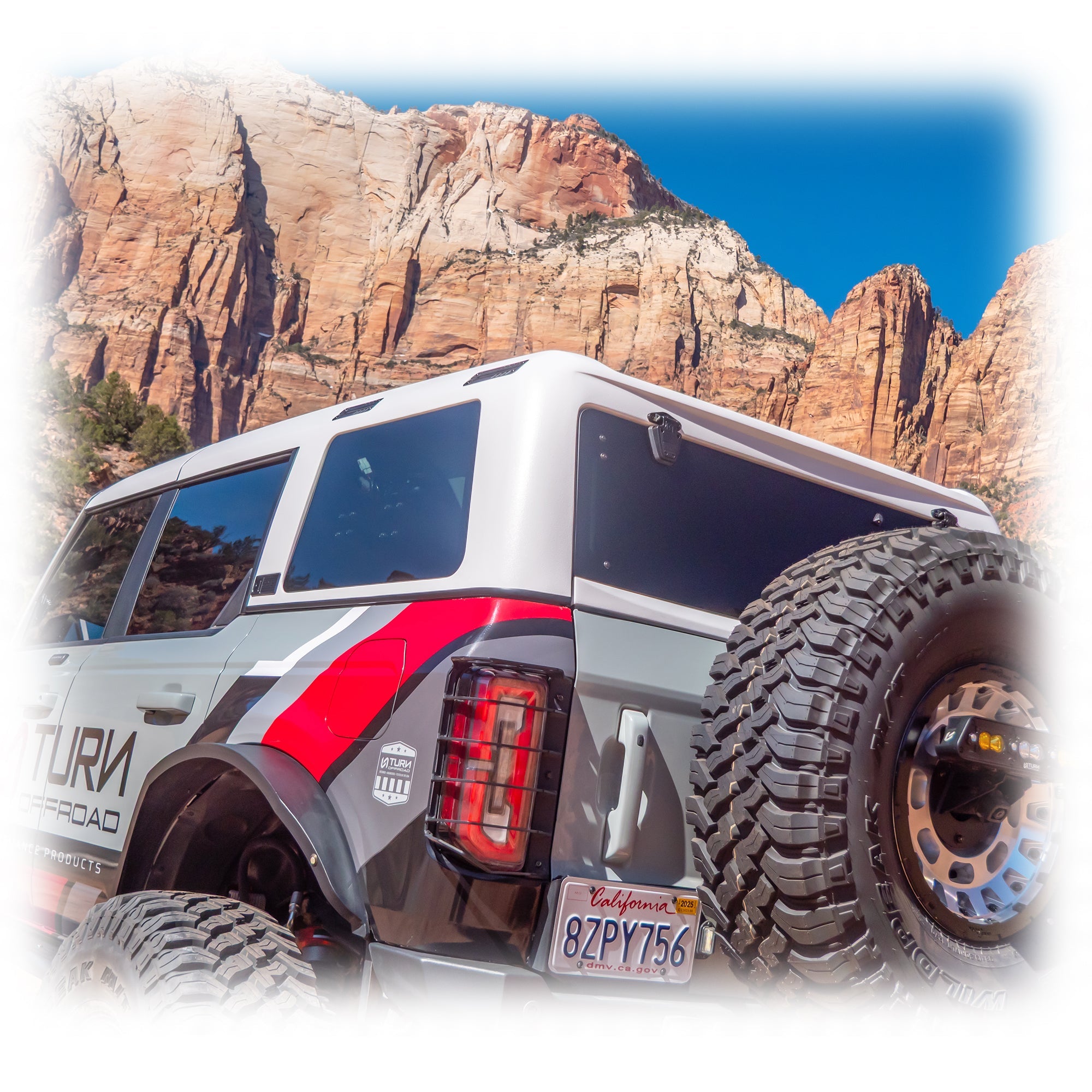 Hard Top for Ford Bronco 4 - Door, White Gelcoat - 2021–2026 Ford Bronco 4 - Door - Turn Offroad