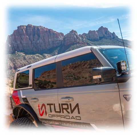 Hard Top for Ford Bronco 4 - Door, White Gelcoat - 2021–2026 Ford Bronco 4 - Door - Turn Offroad