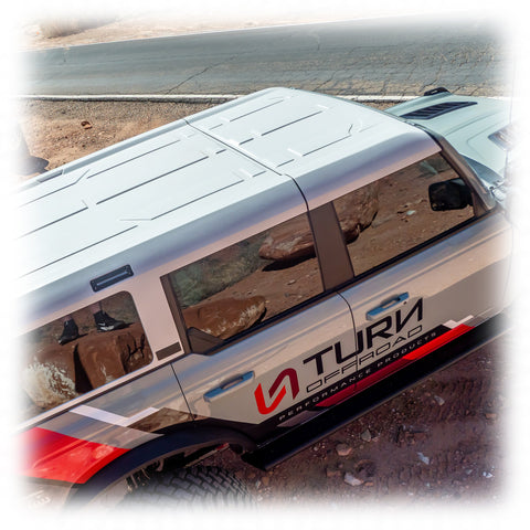 Hard Top for Ford Bronco 4 - Door, White Gelcoat - 2021–2026 Ford Bronco 4 - Door - Turn Offroad