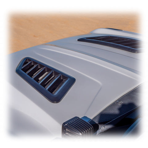 Heat Extraction Fiberglass Hood for Ford Bronco - Turn Offroad