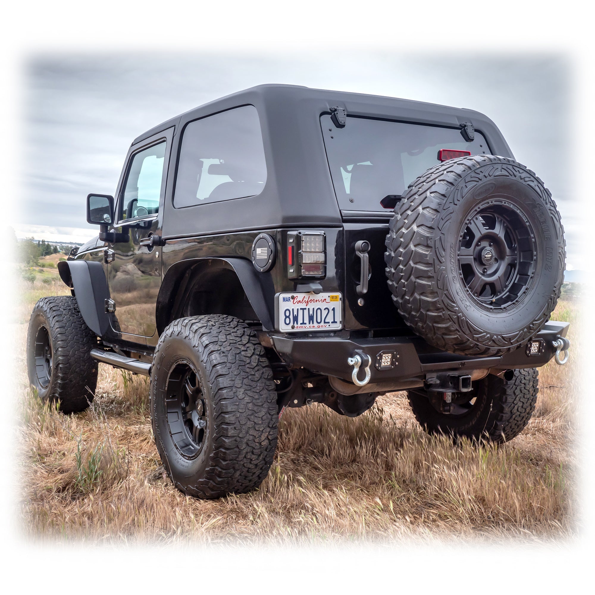 Jeep JK 2‑Door Fastback 2‑Piece Hard Top | 2007–2018 - Turn Offroad