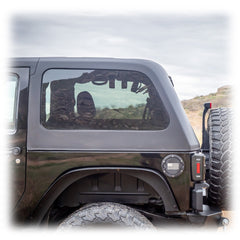 Jeep JK 2‑Door Fastback 2‑Piece Hard Top | 2007–2018 - Turn Offroad