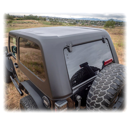 Jeep JK 2‑Door Fastback 2‑Piece Hard Top | 2007–2018 - Turn Offroad