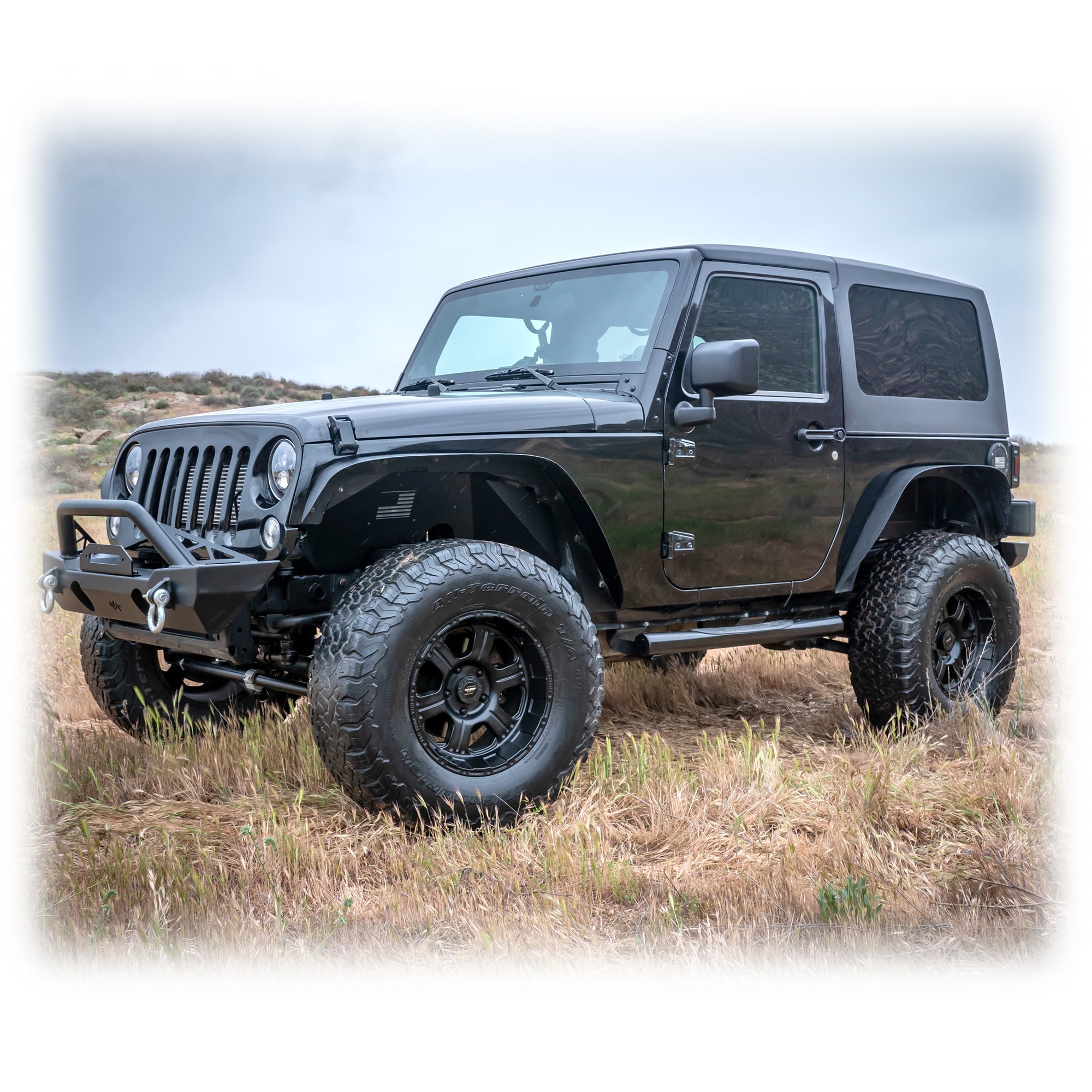 Jeep JK 2‑Door Squareback 2‑Piece Hard Top | 2007–2018 - Turn Offroad