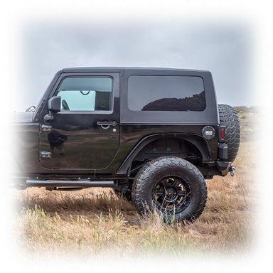 Jeep JK 2‑Door Squareback 2‑Piece Hard Top | 2007–2018 – Turn Offroad