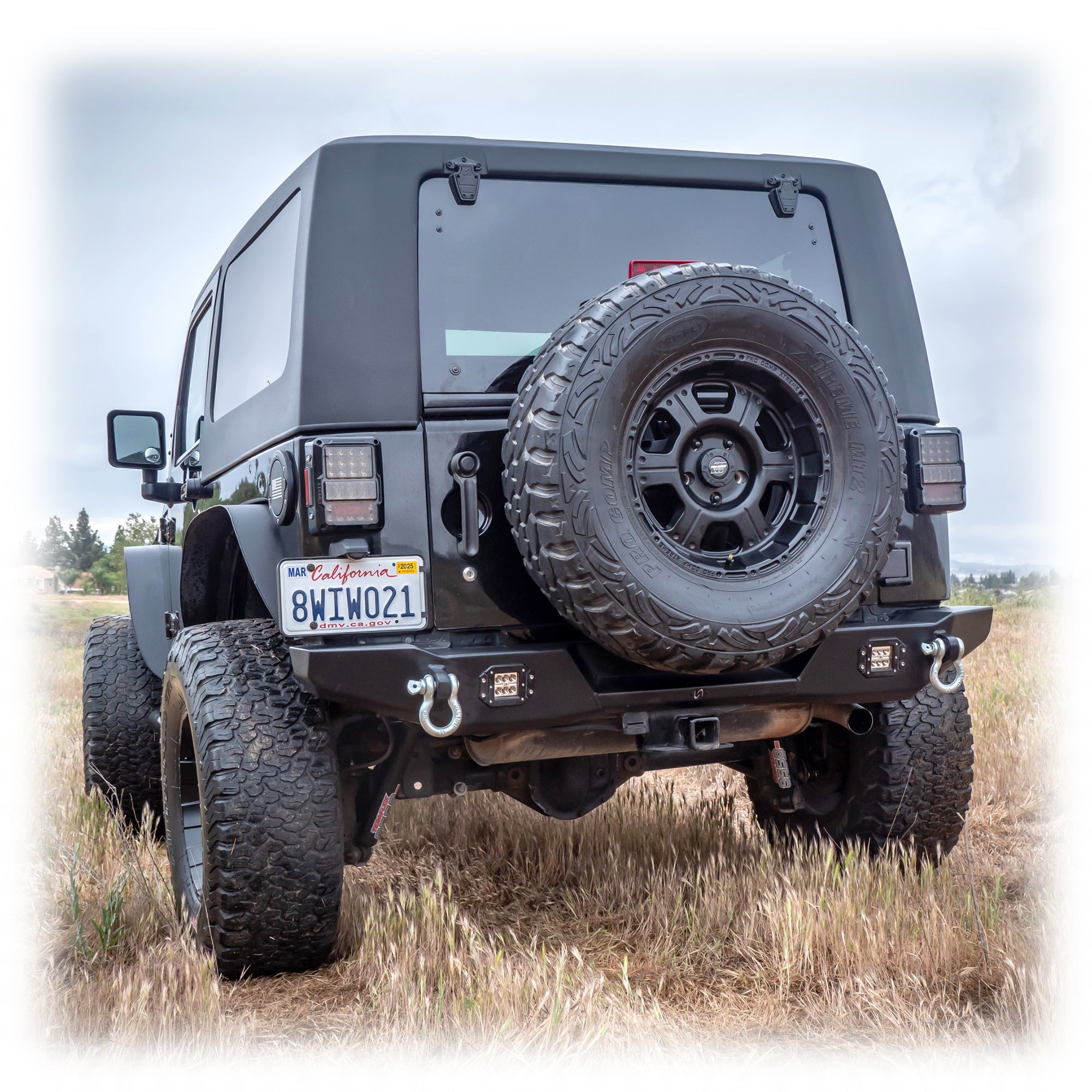 Jeep JK 2‑Door Squareback 2‑Piece Hard Top | 2007–2018 - Turn Offroad