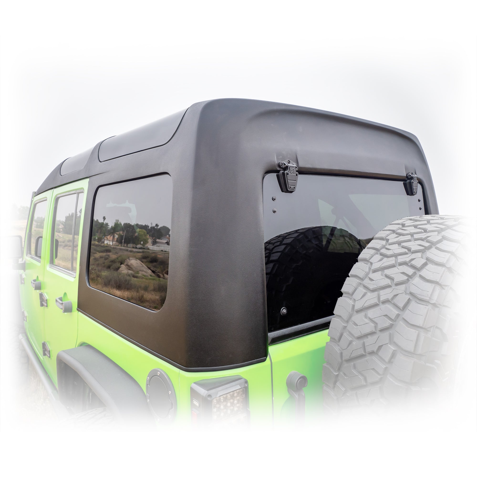 Jeep JK 4‑Door Safari Style Hard Top | 2007–2018 - Turn Offroad