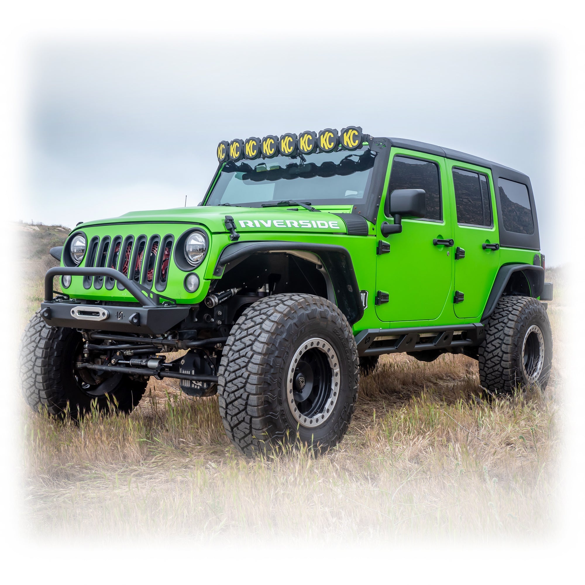 Jeep JK 4‑Door Squareback 2‑Piece Hard Top | 2007–2018 - Turn Offroad