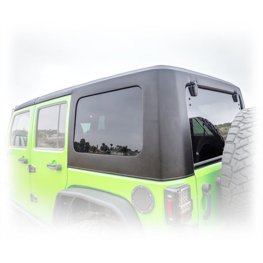 Jeep JK 4‑Door Squareback 2‑Piece Hard Top | 2007–2018 - Turn Offroad