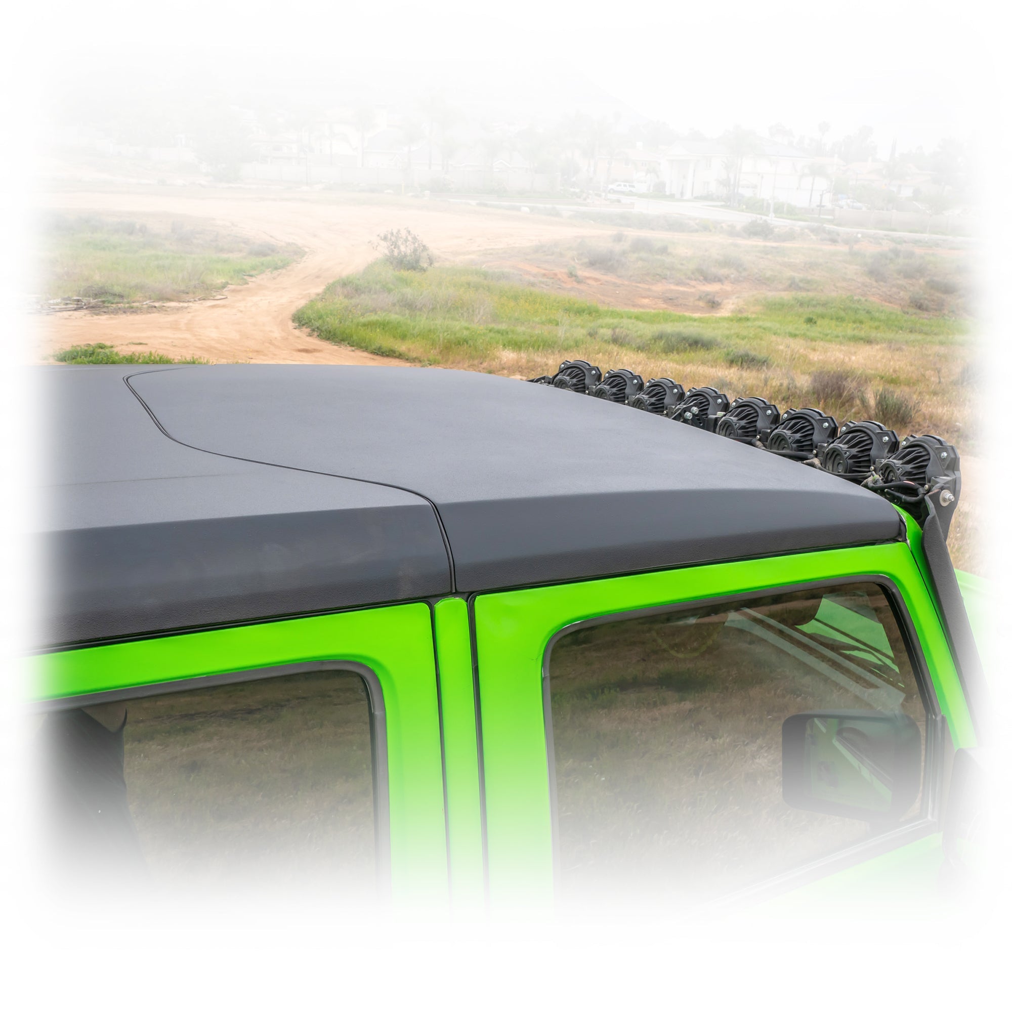 Jeep JK 4‑Door Squareback 2‑Piece Hard Top | 2007–2018 - Turn Offroad