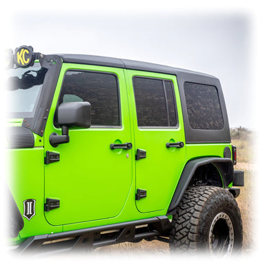 Jeep JK 4‑Door Squareback 2‑Piece Hard Top | 2007–2018 – Turn Offroad
