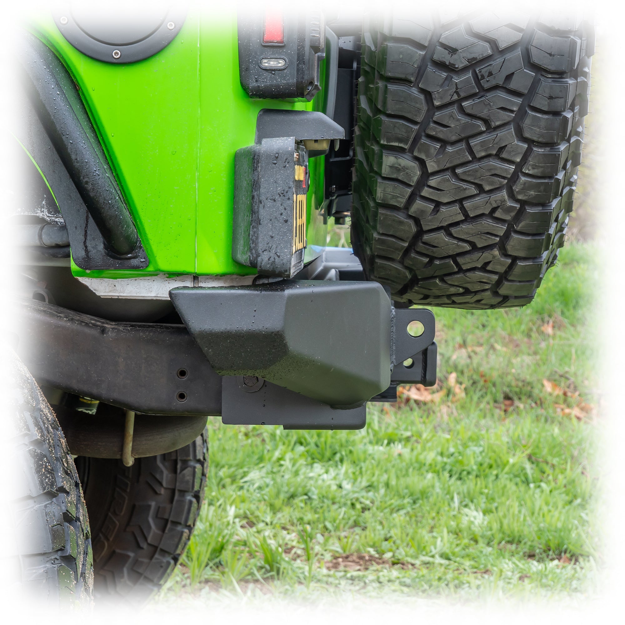 Jeep JK Rear Bumper with Hitch Receiver | 2007–2018 - Turn Offroad