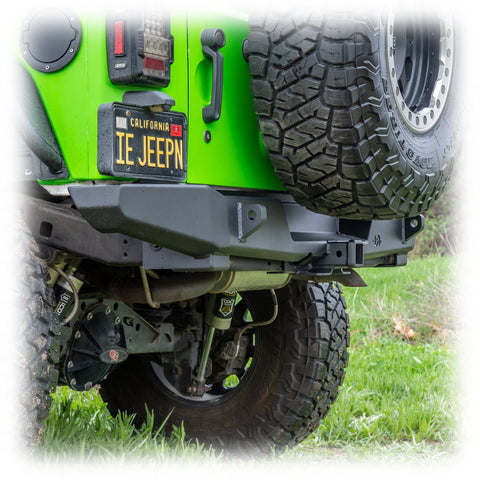 Jeep JK Rear Bumper with Hitch Receiver | 2007–2018 - Turn Offroad