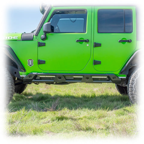 Jeep JK Rock Sliders | Frame - Mount System | 2007–2018 - Turn Offroad