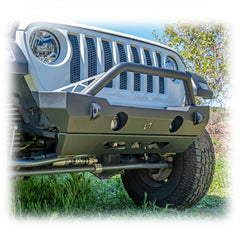Jeep JK/JL/JT Front Bumper with Bolt - On Bull Bar & Skid Plate | 2007–2025 - Turn Offroad