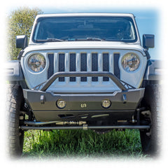 Jeep JK/JL/JT Front Bumper with Bolt - On Bull Bar & Skid Plate | 2007–2025 - Turn Offroad