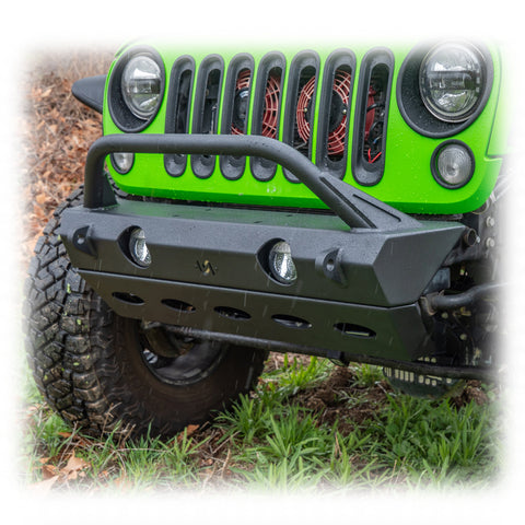 Jeep JK/JL/JT Front Bumper with Full Skid Plate | 2007–2025 - Turn Offroad