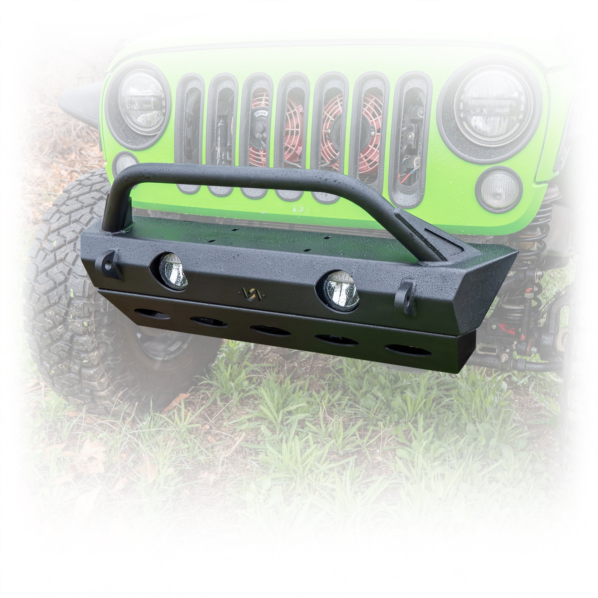 Jeep JK/JL/JT Front Bumper with Full Skid Plate | 2007–2025 - Turn Offroad