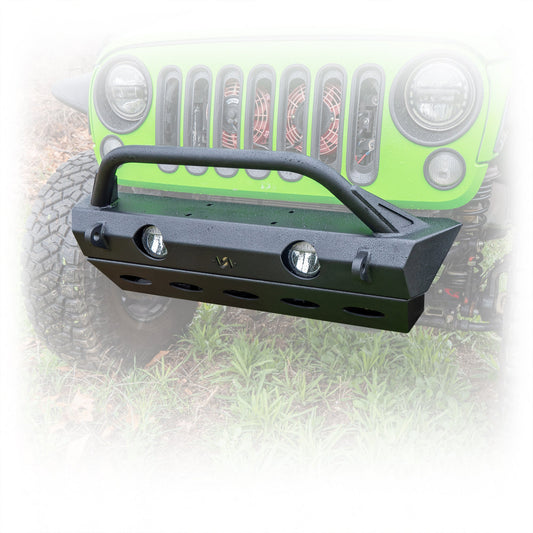 Jeep JK/JL/JT Front Bumper with Full Skid Plate | 2007–2025 - Turn Offroad