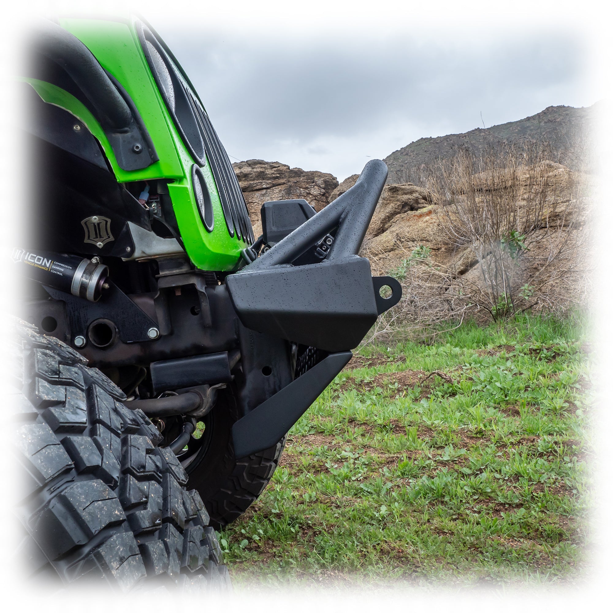 Jeep JK/JL/JT Front Bumper with Welded Bull Bar & Skid Plate | 2007–2025 - Turn Offroad