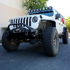 Jeep JK/JL/JT Front Bumper with Welded Bull Bar & Skid Plate | 2007–2025 - Turn Offroad