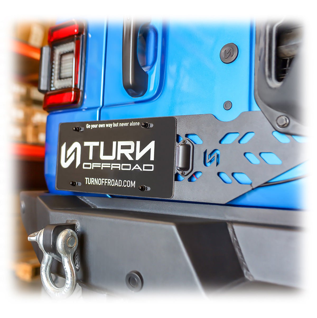 Jeep JL License Plate Relocation Kit - Turn Offroad