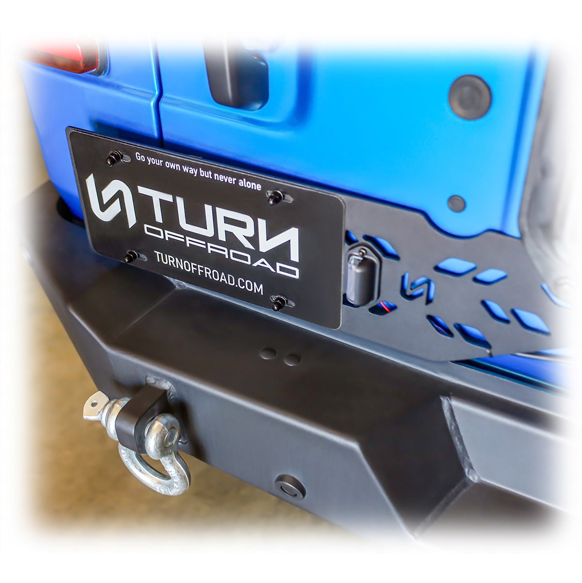 Jeep JL License Plate Relocation Kit - Turn Offroad