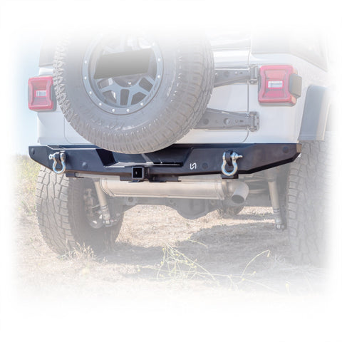 Jeep JL Rear Bumper with Hitch Receiver | 2018–2025 - Turn Offroad