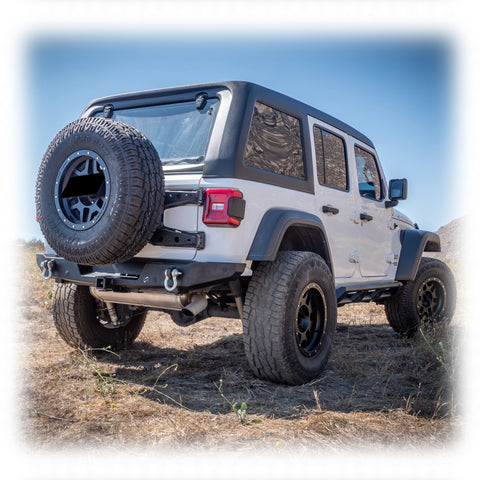Jeep JL Rear Bumper with Hitch Receiver | 2018–2025 - Turn Offroad