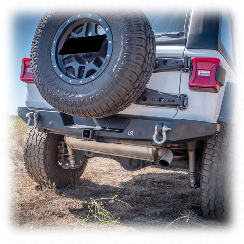 Jeep JL Rear Bumper with Hitch Receiver | 2018–2025 - Turn Offroad