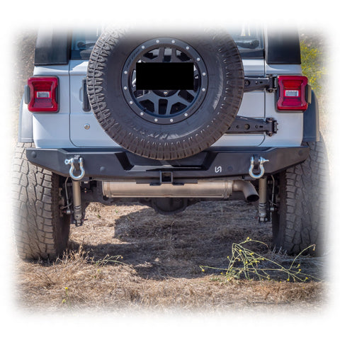 Jeep JL Rear Bumper with Hitch Receiver | 2018–2025 - Turn Offroad