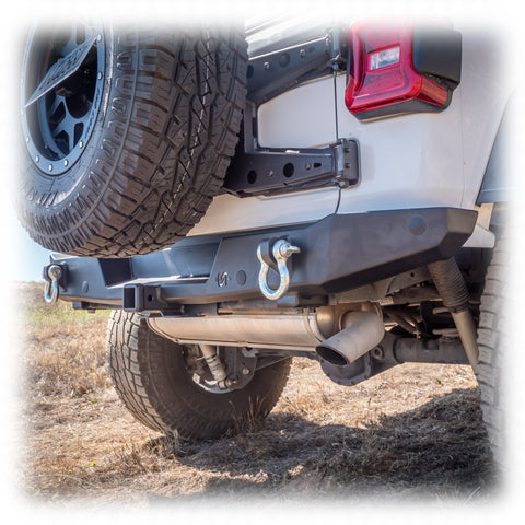 Jeep JL Rear Bumper with Hitch Receiver | 2018–2025 - Turn Offroad