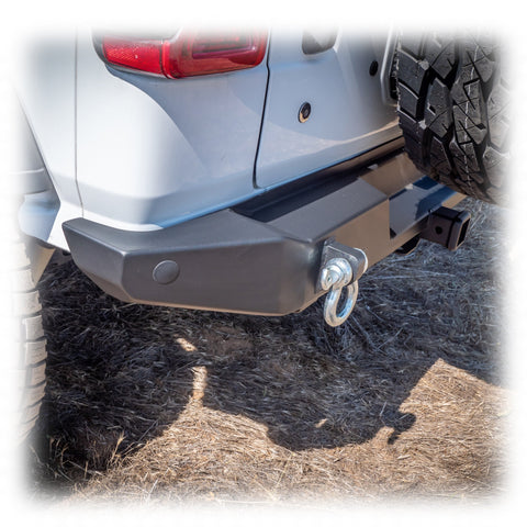 Jeep JL Rear Bumper with Hitch Receiver | 2018–2025 - Turn Offroad