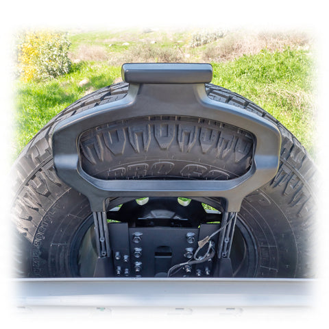 Jeep JL Tailgate Reinforcement Tire Carrier | 2018–2025 - Turn Offroad
